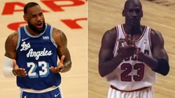 LeBron James y Michael Jordan