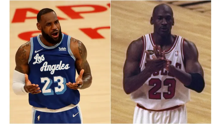 LeBron James y Michael Jordan