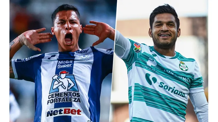 Pachuca vs. Santos Laguna por la Liga MX (Fotos: Imago7)