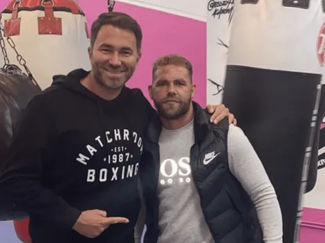 Desacuerdo entre Eddie Hearn y Saunders previo a la pelea con Canelo Álvarez