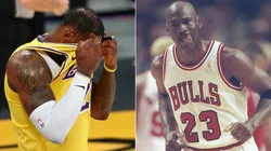 LeBron James y Michael Jordan