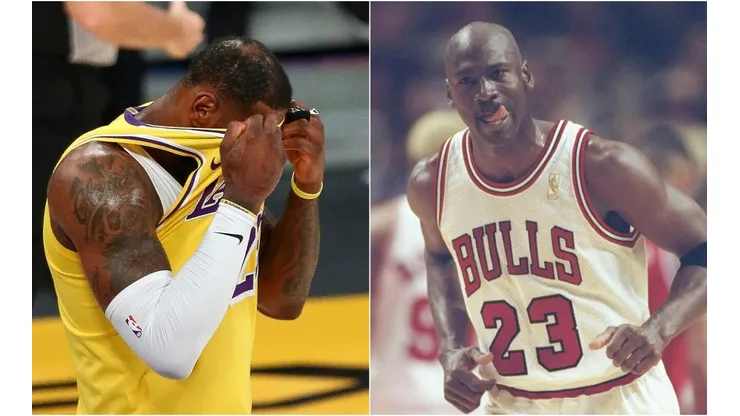 LeBron James y Michael Jordan