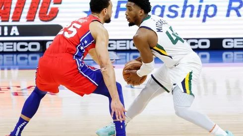 Ben Simmons y Donovan Mitchell