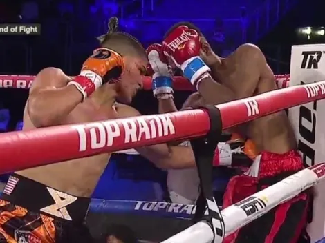 KO de Xander Zayas a Demarcus Layton en menos de un minuto dentro de la función Navarrete vs. Díaz