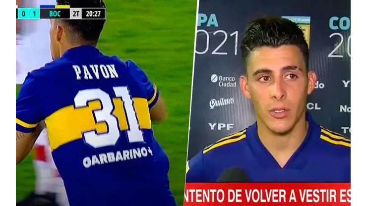 A Pavón le preguntaron si usa la 31 de Boca por River y aclaró todo