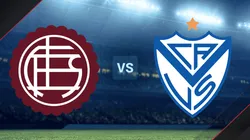 Lanús vs. Vélez por la Copa de la Liga Profesional.