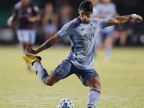 Pulido volvió a ser suplente en el empate entre Kansas City y Orlando City