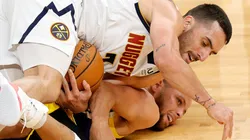 Facundo Campazzo y Stephen Curry