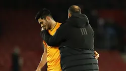 Raúl Jiménez y Nuno tienen una gran relación.