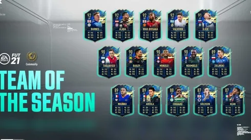 Revelan el Equipo de la Temporada (TOTS) de FIFA 21