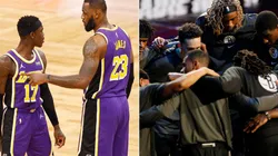 Dennis Schroder, LeBron James y Brooklyn Nets