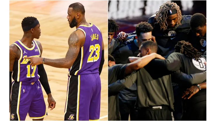 Dennis Schroder, LeBron James y Brooklyn Nets
