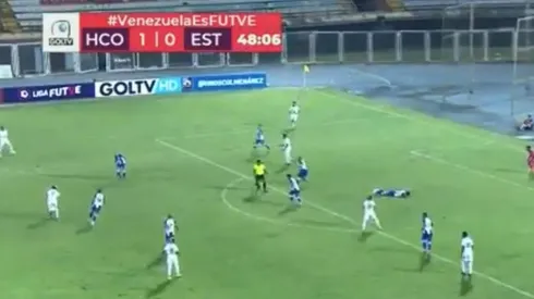 Gol en contra de un lesionado: lo más insólito del 2021 pasó en Venezuela