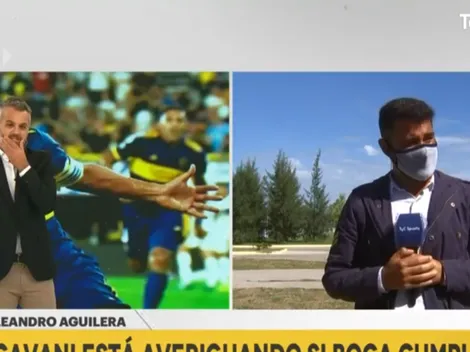Tato Aguilera reveló el dato que averiguó Cavani de Boca para venir