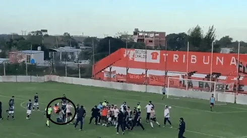 El momento de la patada infernal.