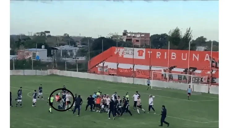 El momento de la patada infernal.