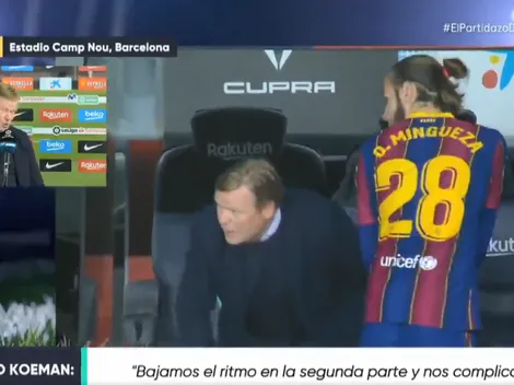 Koeman respondió sobre la polémica con Mingueza: "He hablado con él"