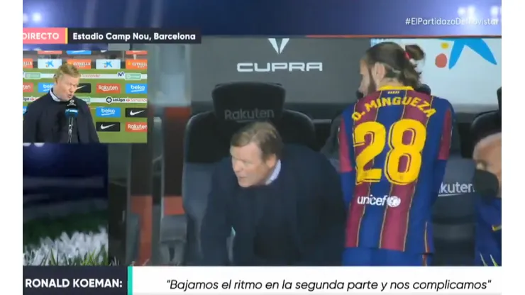 Koeman respondió sobre la polémica con Mingueza: "He hablado con él"