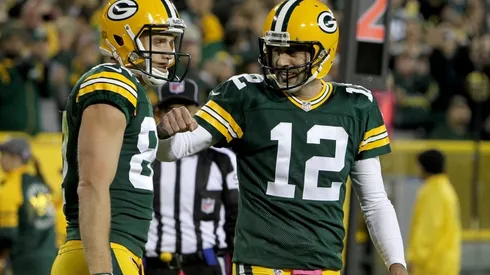 Jordy Nelson y Aaron Rodgers