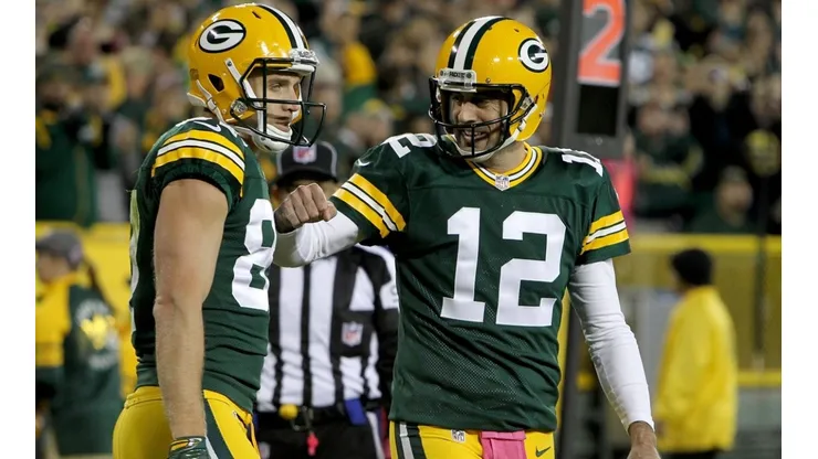 Jordy Nelson y Aaron Rodgers