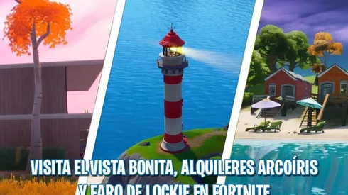 Fortnite: Visita Vista Bonita, Alquileres Arcoiris y el Faro de Lockie