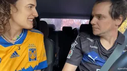 "La pareja del Mundial" discute por el Tigres vs. Rayados.