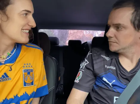 VIDEO: Jero Freixas y su pareja 'pelean' por el Tigres vs. Rayados