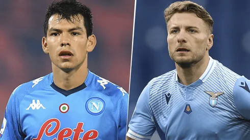 Hirving Lozano y Ciro Immobile, Serie A (Fotos: Getty Images)