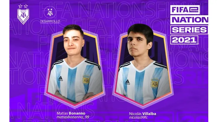 FIFA 21: Matías Bonanno y Nicolás Villalba representarán a Argentina en la eNations Cup