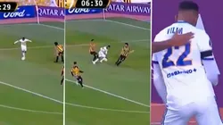 Qué altura: el golazo de Villa a los 6 minutos para Boca ante The Strongest