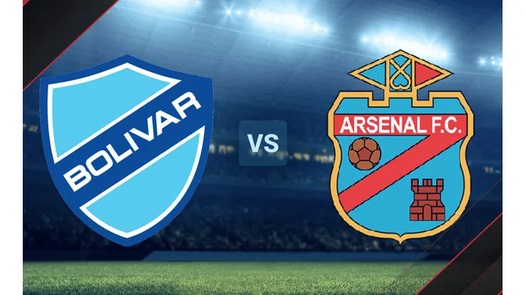 Bolívar vs. Arsenal de Sarandí por la Copa Sudamericana.