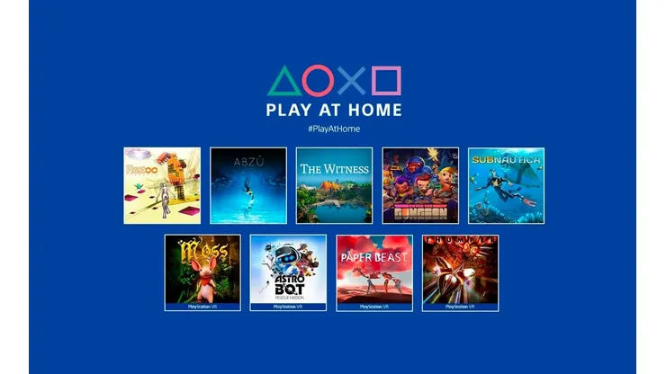Sony promete que habrán más juegos gratis de Play at Home