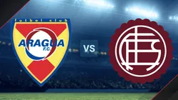 Aragua vs. Lanús por la Copa Sudamericana.