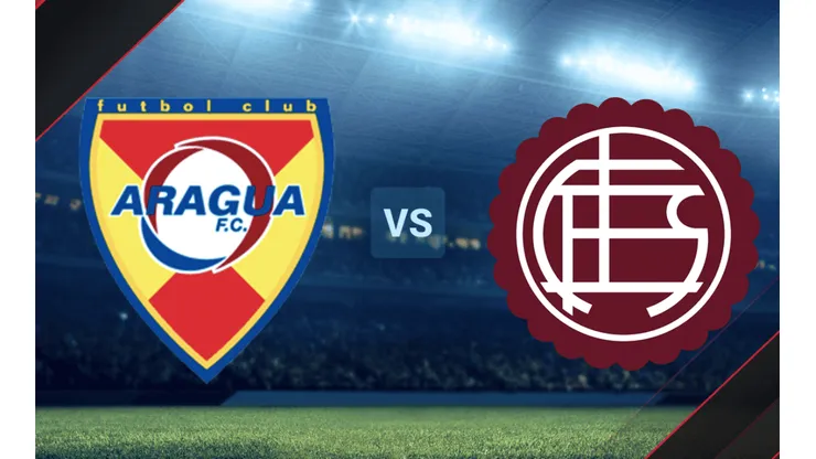 Aragua vs. Lanús por la Copa Sudamericana.