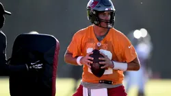 Tom Brady en entrenamiento