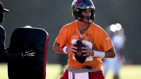 Tom Brady en entrenamiento