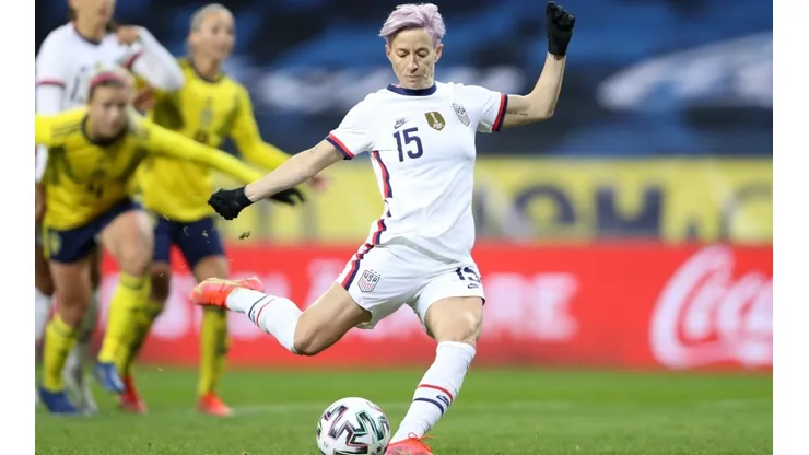 Megan Rapinoe ante Suecia