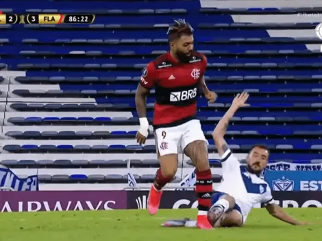 Mancuello entró y en dos minutos se fue expulsado por un planchazo criminal