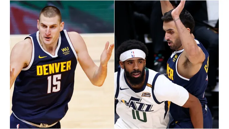 Nikola Jokic y Facundo Campazzo