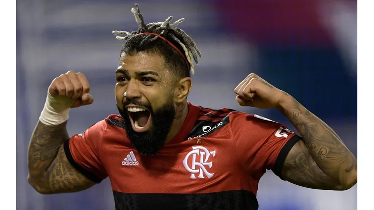 El festejo característico de Gabriel Barbosa.