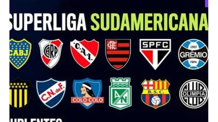 Hablaron de una "Superliga Sudamericana" y solo estarían dos equipos de Colombia