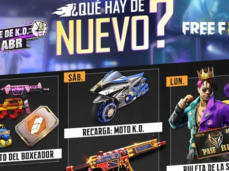 Nueva agenda semanal en Free Fire con la Noche del K.O.