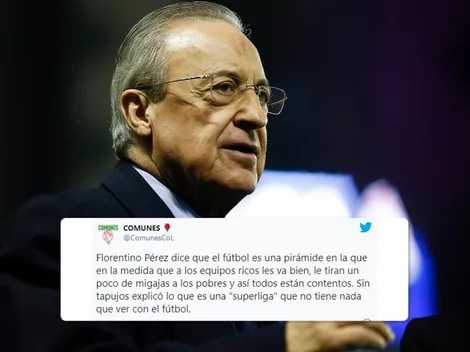 Hasta las FARC le tiraron duro a Florentino Pérez por la Superliga Europea