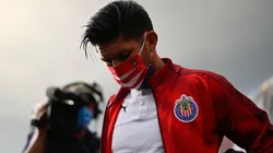 Oribe Peralta, delantero de Chivas de Guadalajara.