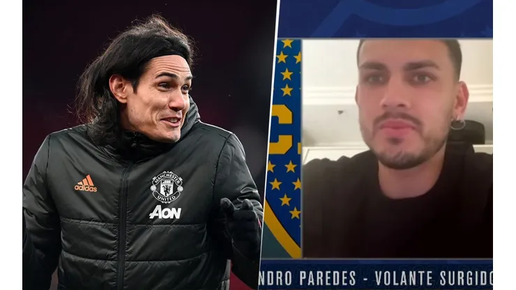 Paredes reveló qué le decía Cavani de Boca cuando estaban juntos en PSG