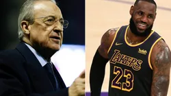 Florentino Pérez y LeBron James (Fotos: Getty)