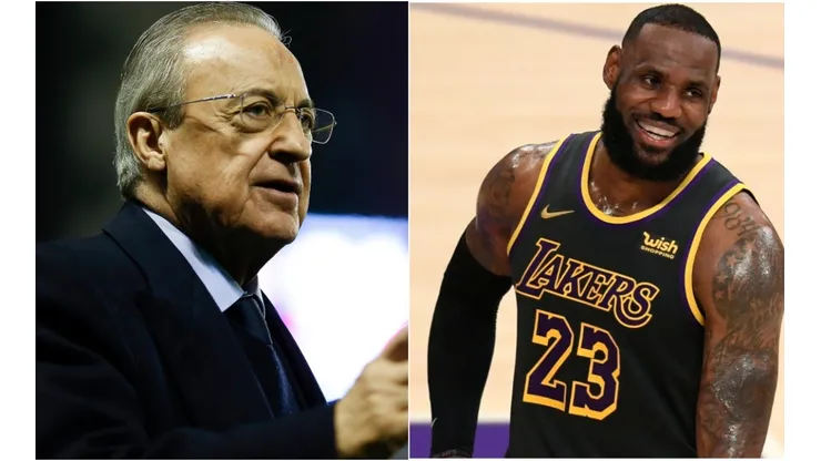 Florentino Pérez y LeBron James (Fotos: Getty)
