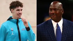 LaMelo Ball y Michael Jordan