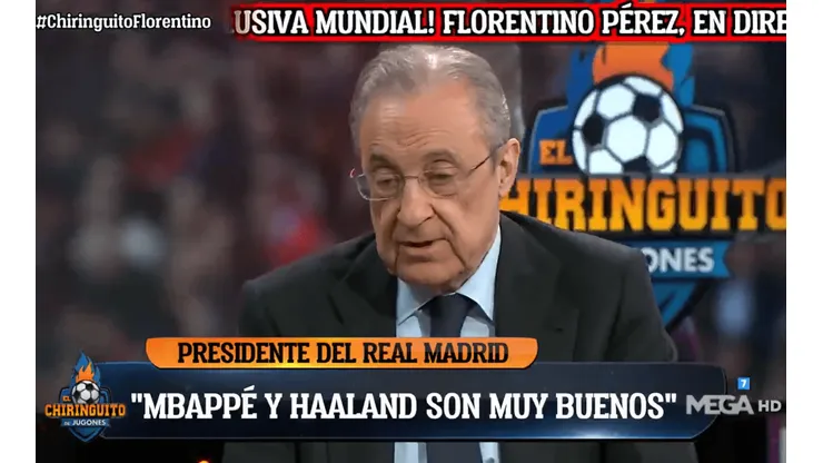 Florentino Pérez, claro y conciso.