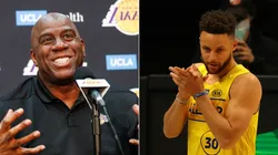 Magic Johnson y Stephen Curry